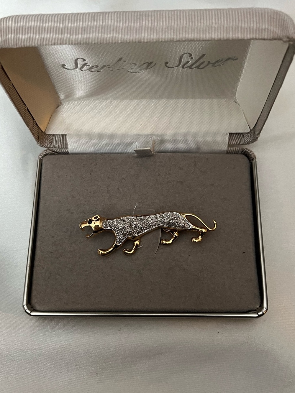 NIB Vintage Panther Brooch